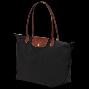 Large used Longchamp black tote